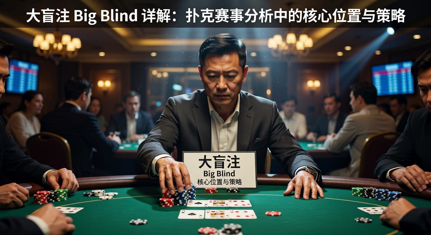 大盲注 big blind：下注位、实战判断与投注技巧